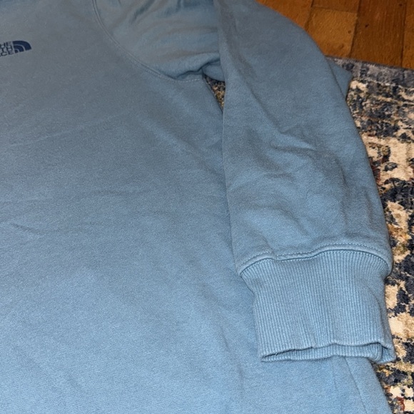 The North Face Teal Long Sleeve Pullover Drawstring Hoodie LG - Picture 15 of 16